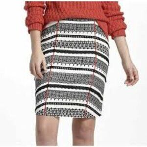 Anthropologie Tabitha Skirt black and cream size 2
